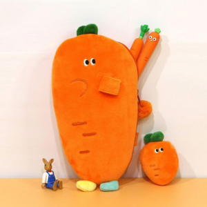 Carrot Friends 3D Pencil Pouch