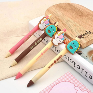 Lazy Star Cookie Mechanical Pencil and Gel Pen set