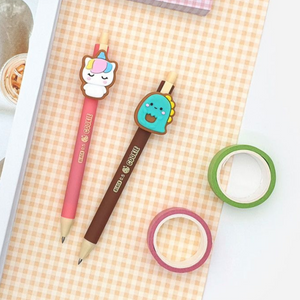 Lazy Star Cookie Mechanical Pencil and Gel Pen set