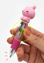 Load image into Gallery viewer, Lazy Star 0.7mm 4 Colour Mini Ball Point Pen