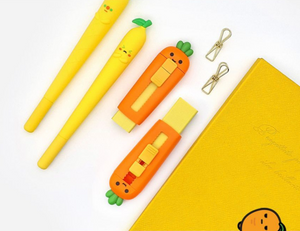 Veggie Slide Erasers