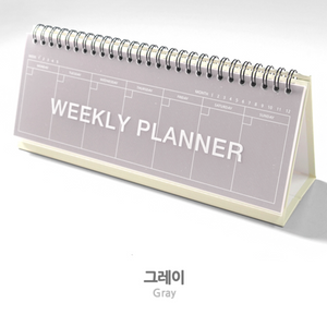 Colour Standing Weekly Planner (Undated)