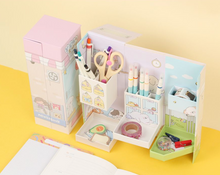 Load image into Gallery viewer, Box Desk Organizer (Large) - Puppy Edition