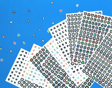 Load image into Gallery viewer, Basic Calligraphy Alphabet Sticker Pack (10 Sheets)