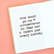 Load image into Gallery viewer, Basic Calligraphy Alphabet Sticker Pack (10 Sheets)