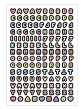 Load image into Gallery viewer, Basic Calligraphy Alphabet Sticker Pack (10 Sheets)