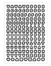 Load image into Gallery viewer, Basic Calligraphy Alphabet Sticker Pack (10 Sheets)