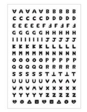 Load image into Gallery viewer, Basic Calligraphy Alphabet Sticker Pack (10 Sheets)