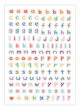 Load image into Gallery viewer, Basic Calligraphy Alphabet Sticker Pack (10 Sheets)