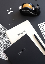 Load image into Gallery viewer, Basic Calligraphy Alphabet Sticker Pack (10 Sheets)