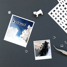 Load image into Gallery viewer, Basic Calligraphy Alphabet Sticker Pack (10 Sheets)