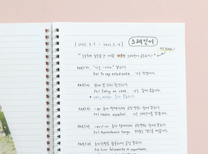 Anne Story B5 Spring Note (Lined)
