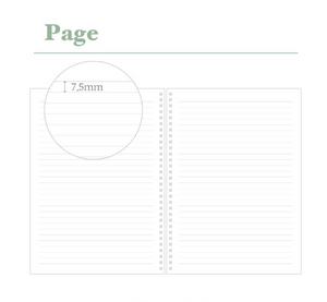 Anne Story B5 Spring Note (Lined)