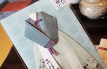 Load image into Gallery viewer, Chrysanthemum Watercolor Hanbok - Greeting Card