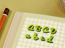 Load image into Gallery viewer, Rolling Alphabet/ Number Removable Sticker Pack, Cursive Writing