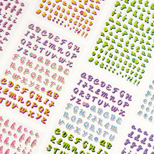 Load image into Gallery viewer, Rolling Alphabet/ Number Removable Sticker Pack, Cursive Writing