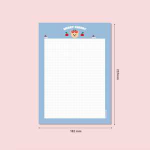 B5 Juicy Bear Grid Notepad