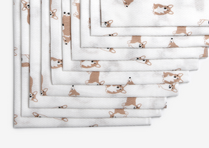 Baby Gauze Cotton Handkerchief - 10 Piece Set