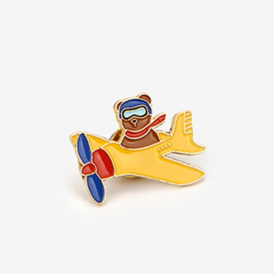 Enamel Pin - 32 Pilot Bear
