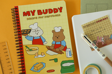 Load image into Gallery viewer, Twin Ring Note (My Buddy) - 03 Recipe (Grid)