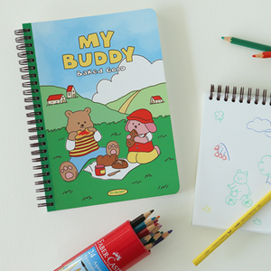 Twin Ring Note (My Buddy) - 04 Lunchtime (Blank)