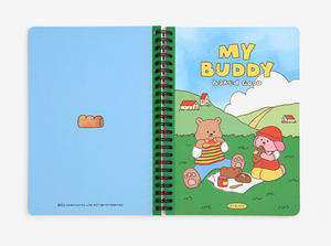 Twin Ring Note (My Buddy) - 04 Lunchtime (Blank)