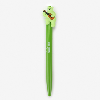 Jelly Bear Gel Pen - Avo