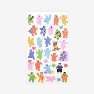 Paper Sticker - 13 Jelly Bear 2