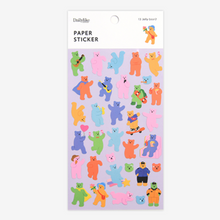 Load image into Gallery viewer, Paper Sticker - 13 Jelly Bear 2