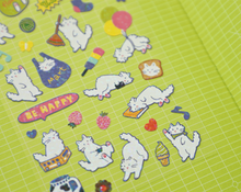 Load image into Gallery viewer, Line Hologram Sticker - 06 Kitty Cat