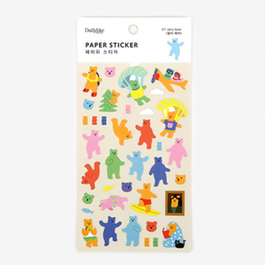 Paper Sticker - 07 Jelly Bear