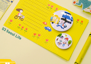 Hello Seoul - Badge Card - Seoul Life