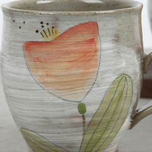 Buncheong Tulip Mug