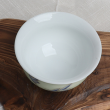Load image into Gallery viewer, Gold Plated White Porcelain Nature Cup