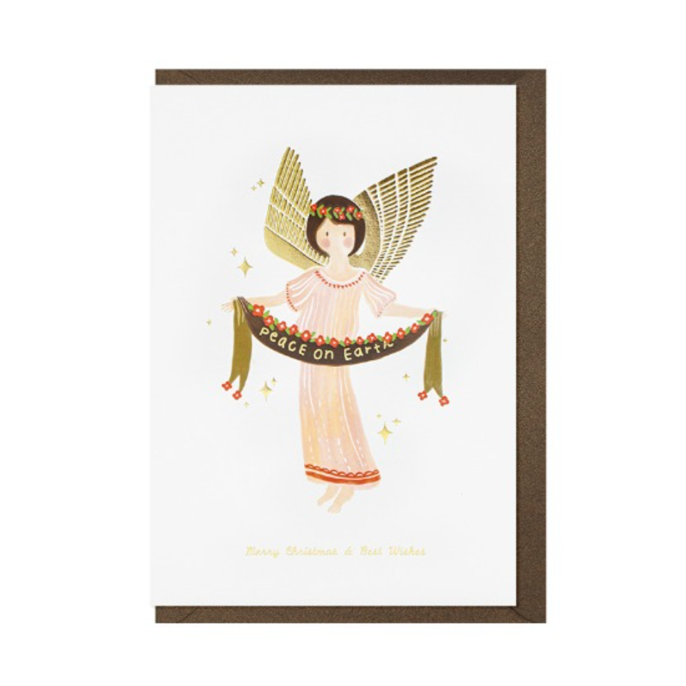 Happy Holiday Angel Card