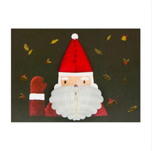 Load image into Gallery viewer, Honeycomb 3D Card - Santa Face
