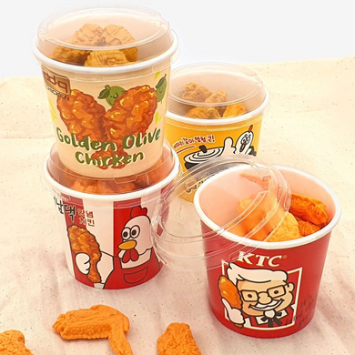 Fried Chicken Bucket - Eraser Set