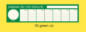 Do Not Disturb - Weekly Note Pad