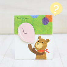 Load image into Gallery viewer, Loving You Bear - Mini Pop Up Card