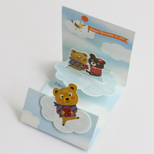 Load image into Gallery viewer, Mini Pop Up - Floating Bear &quot;Happy Birthday)