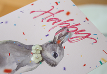 Load image into Gallery viewer, Happy Birthday Rabbit - Card