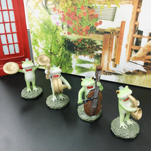 Load image into Gallery viewer, Frog Musician Miniature Figurines