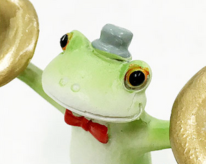 Frog Musician Miniature Figurines