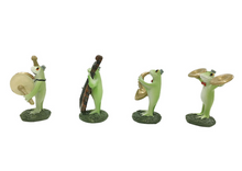 Load image into Gallery viewer, Frog Musician Miniature Figurines