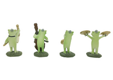 Load image into Gallery viewer, Frog Musician Miniature Figurines