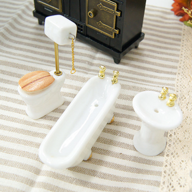Miniature Bathroom Set
