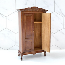 Load image into Gallery viewer, Miniature Antique Wood Wardrobe