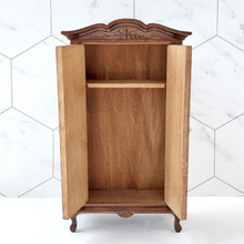 Load image into Gallery viewer, Miniature Antique Wood Wardrobe