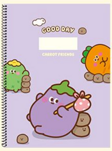 Carrot Friends One-Ring Notebook