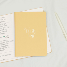 Load image into Gallery viewer, Your Daily Log - 6 Month Daily Planner (Undated)